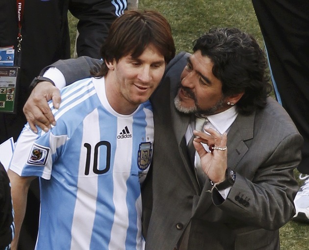2010年7月にアルゼンチン代表監督を解任された