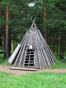 エベンキ族の住居