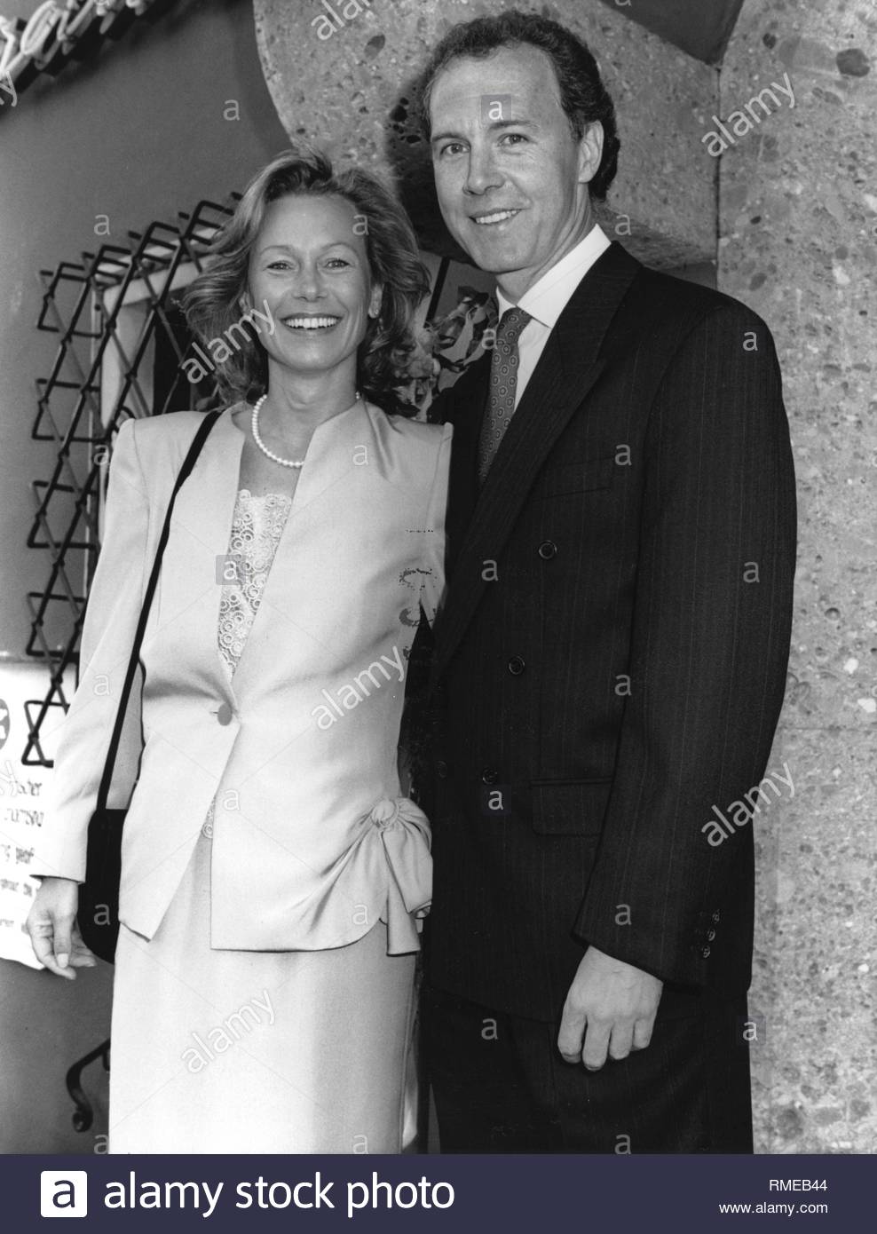 1990年、シビレ・ベッケンバウア－と再婚