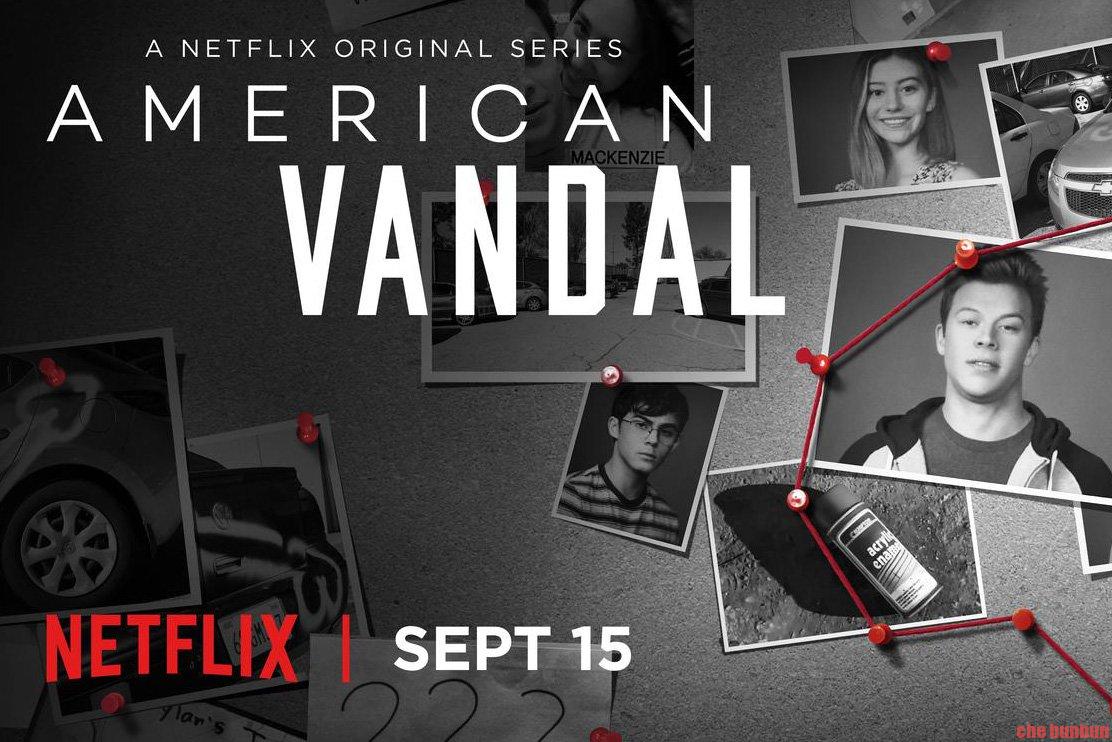 62位：American Vandal アメリカを荒らす者たち　シーズン1　ハノーバー高校落書き事件簿