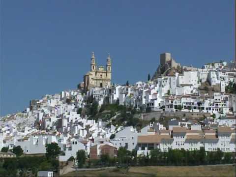 スペイン・アンダルシアの白い村 （Olvera） - YouTube