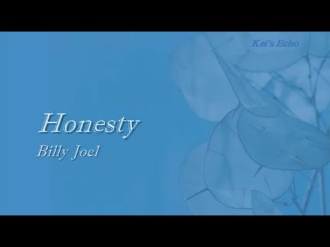 Honesty【訳詞付】- Billy Joel - YouTube