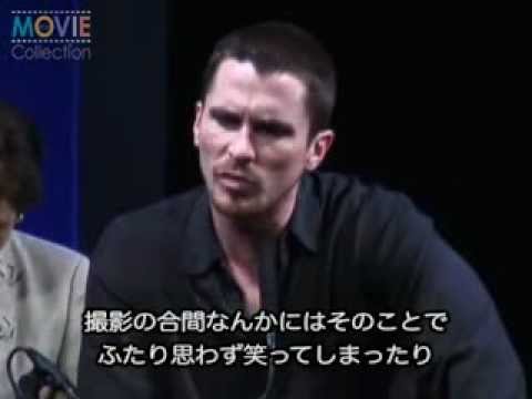 『ダークナイト』クリスチャン・ベールほか来日記者会見 - YouTube