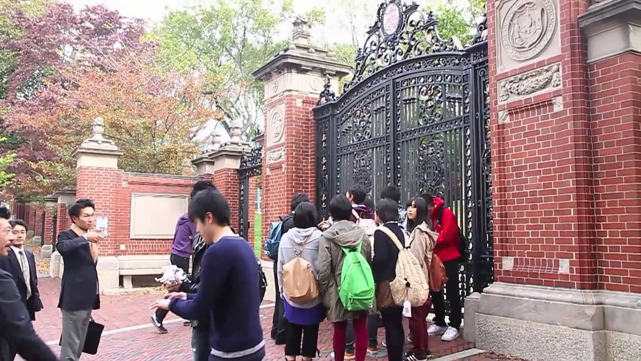 Japanese High School Students Visit Brown University - YouTube
