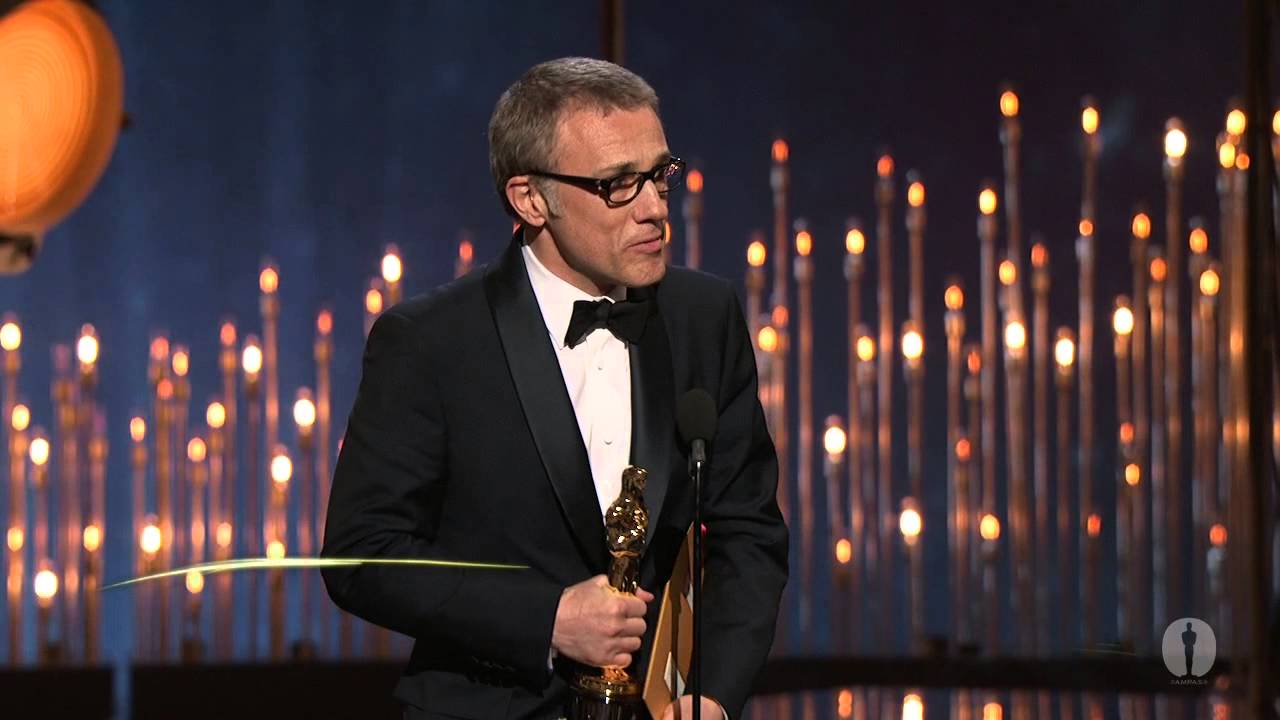 Christoph Waltz winning Best Supporting Actor for 