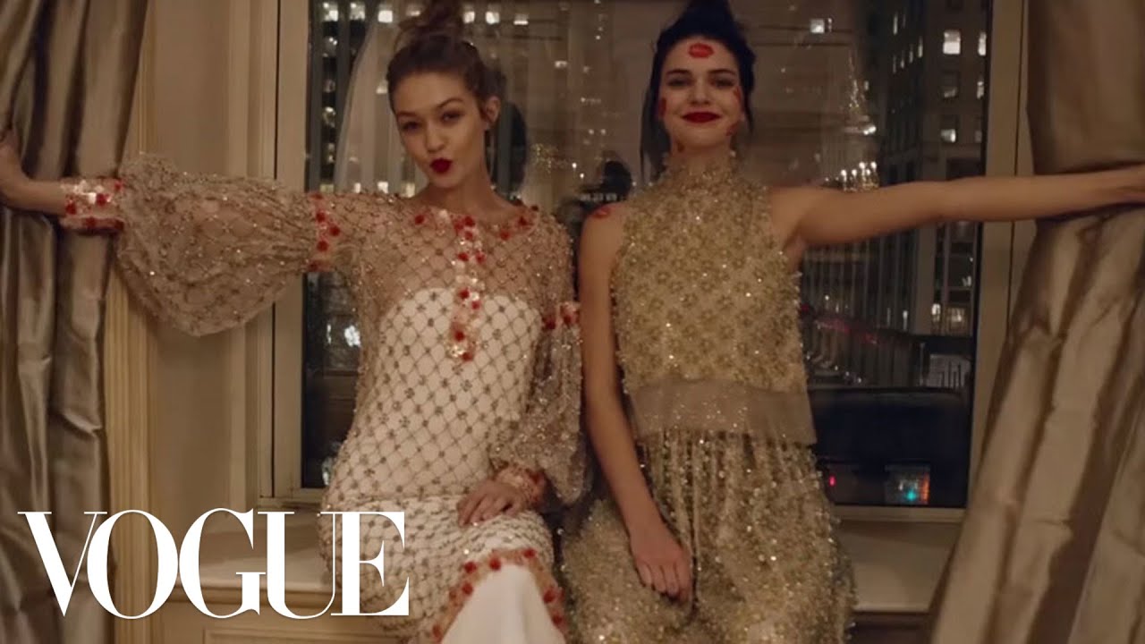Kendall Jenner and Gigi Hadid's Sleepover Party | Vogue - YouTube