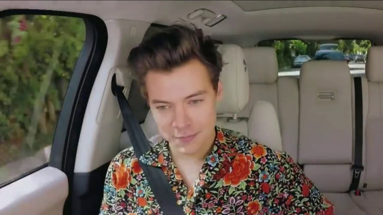 日本語訳 字幕  Harry Styles Carpool Karaoke Part1 : The Late Late Show - YouTube