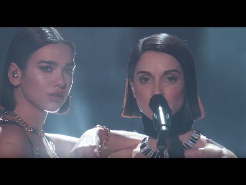 St. Vincent & Dua Lipa | Masseduction / One Kiss | 2019 GRAMMYs - YouTube