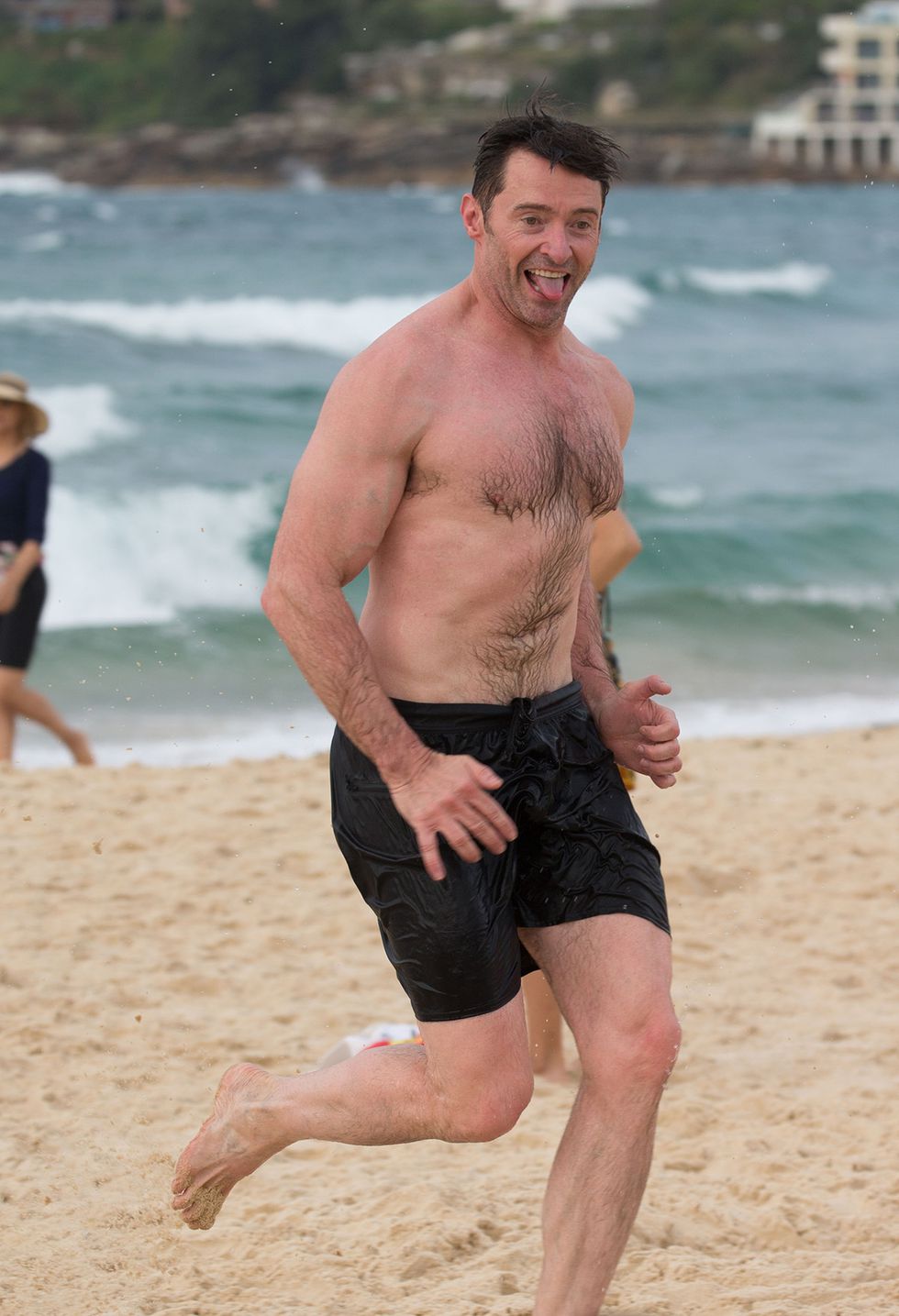 2017年末にオーストラリアでパパラッチされるも笑顔のヒュー・ジャックマン