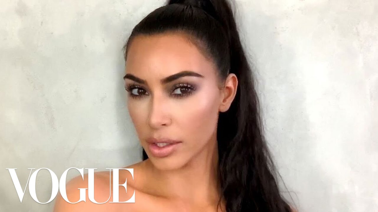 Kim Kardashian West's Guide to Viral Holiday Glam | Beauty Secrets | Vogue - YouTube