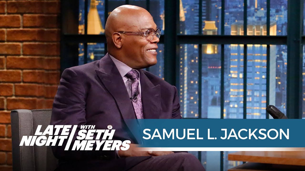 Samuel L. Jackson Remembers Making Star Wars - Late Night with Seth Meyers - YouTube