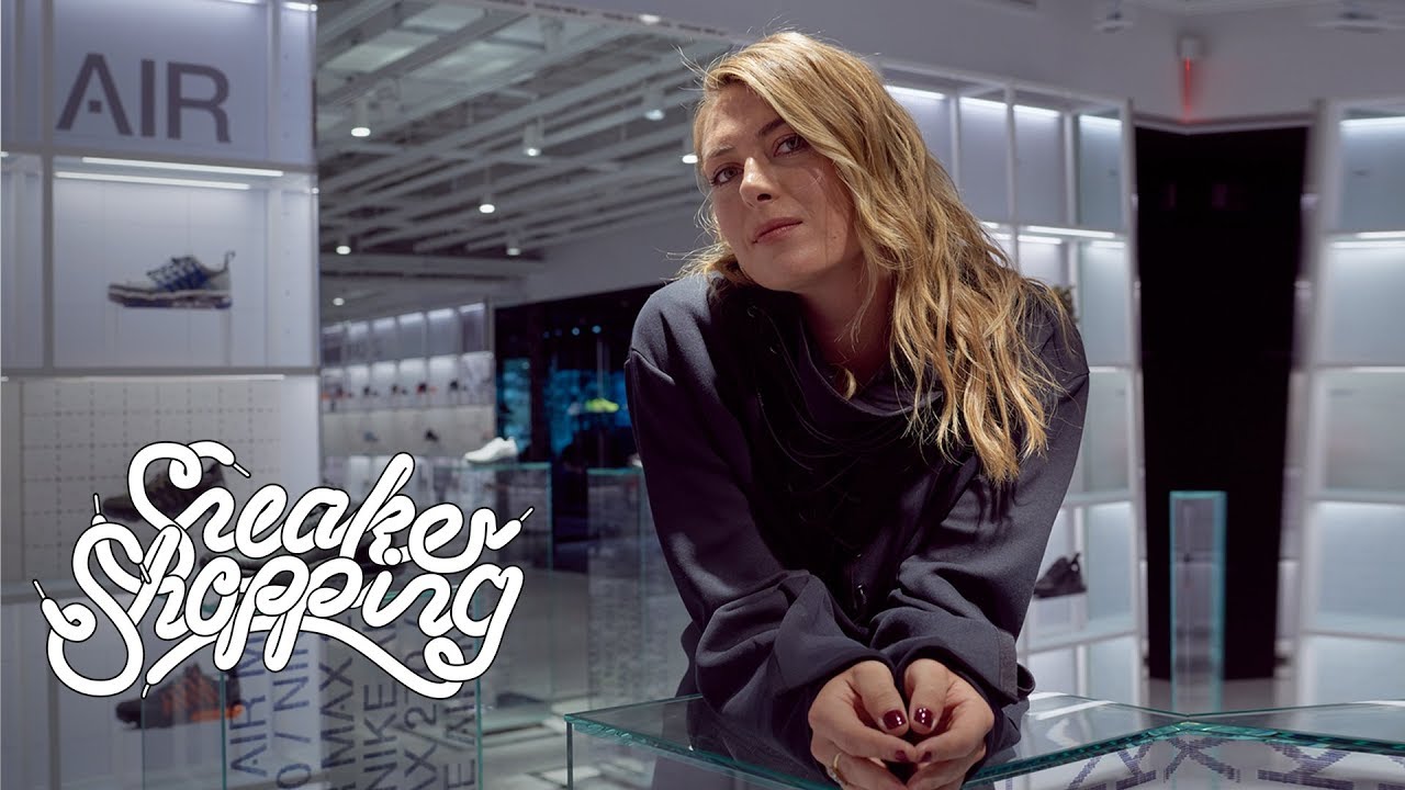 Maria Sharapova Goes Sneaker Shopping With Complex - YouTube