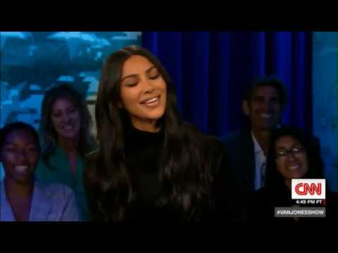 Kim Kardashian West speaking one-on-one with Van Jones about her new career as lawyer. - YouTube