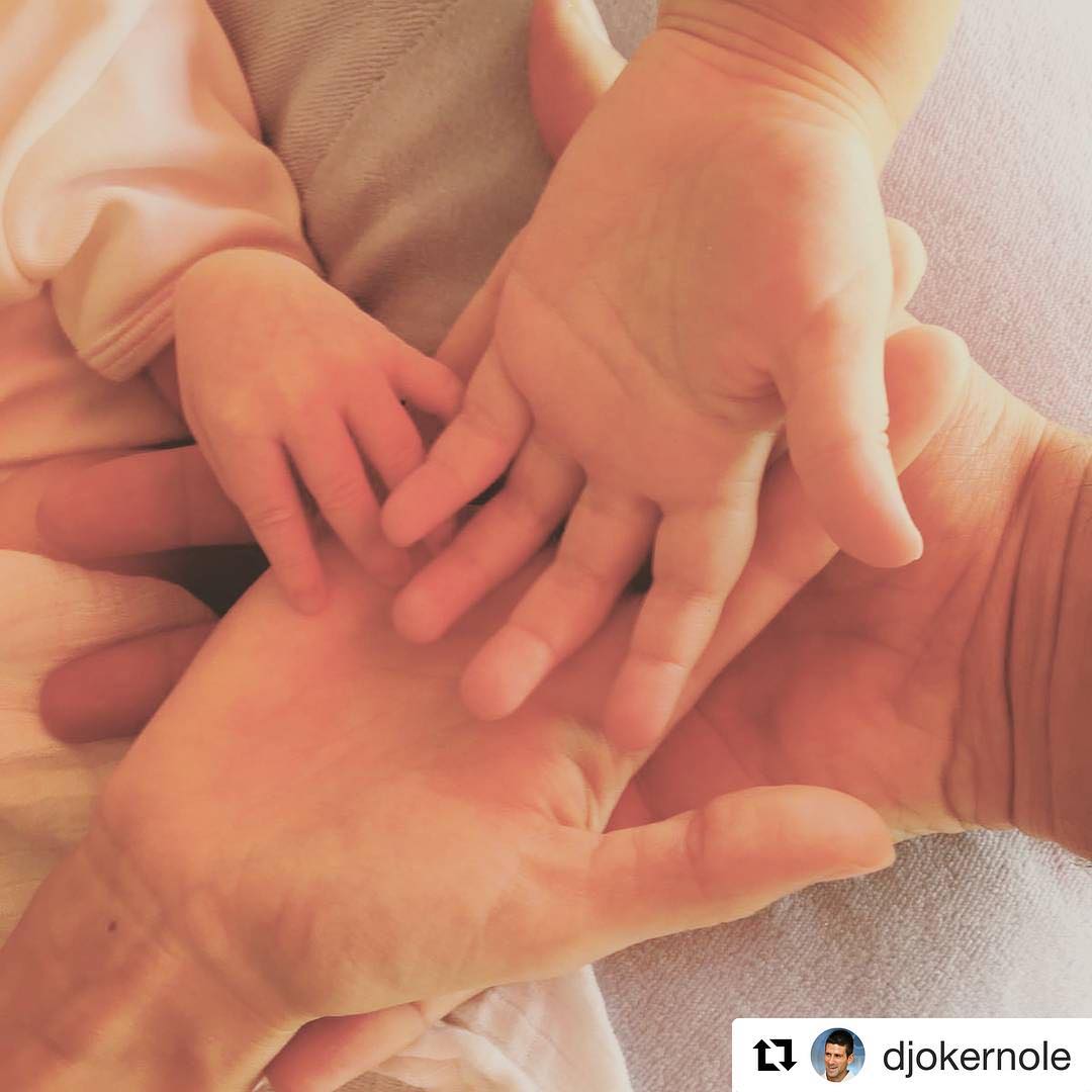 Jelena Djokovic on Instagram: “Thank you! ❤️ #Repost @djokernole ・・・ Very happy and proud to welcome our little girl Tara to our home. Jelena and I have been hand in hand…”