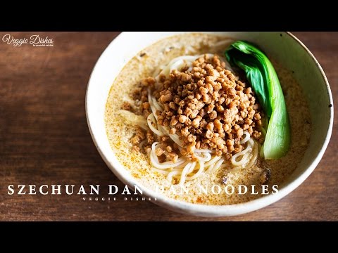 お肉も鶏ガラも使わない、ヴィーガン担々麺の作り方 : How to make Dan-Dan Noodles | Veggie Dishes by Peaceful Cuisine - YouTube