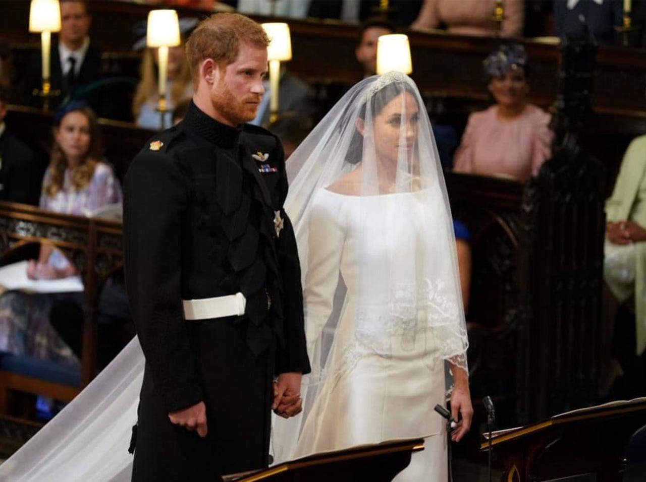 2018年、ヘンリー王子とメーガン・マークル妃による結婚式の様子