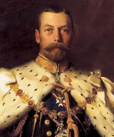 国王ジョージ5世（在位：1910-1936年）