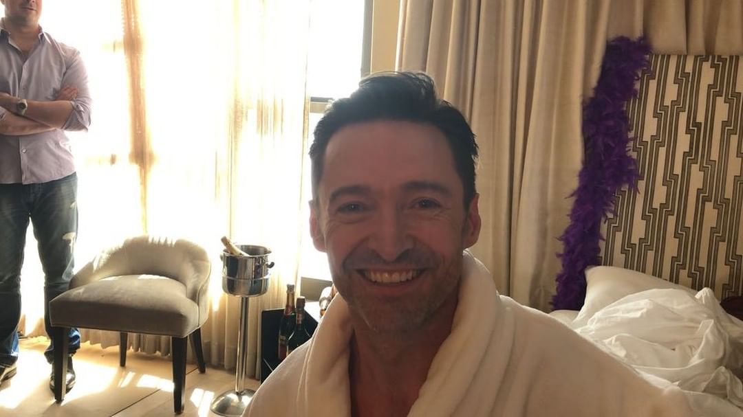 Hugh Jackman on Instagram: “When you’re trying to record a heartfelt birthday message ... but are interrupted by the least greatest showman. @vancityreynolds”