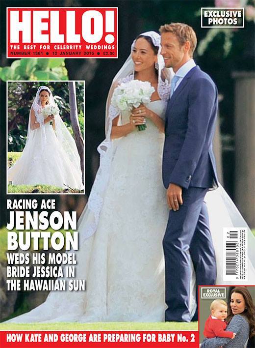 2014年12月にジェンソンバトンと道端ジェシカが結婚