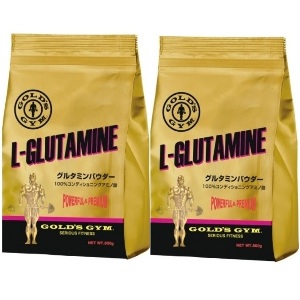 【楽天市場】ゴールドジム GOLD's GYM グルタミンパウダー 送料無料 数量限定品 2個セット 1.6kg分 800g F4180 アミノ酸 疲労回復 リカバリー コンディション コンディショニング 免疫：パワーピット楽天市場店