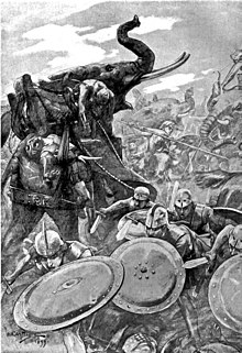 紀元前326年5月（30歳頃）、ヒュダスペス河畔の戦いでインドに侵攻