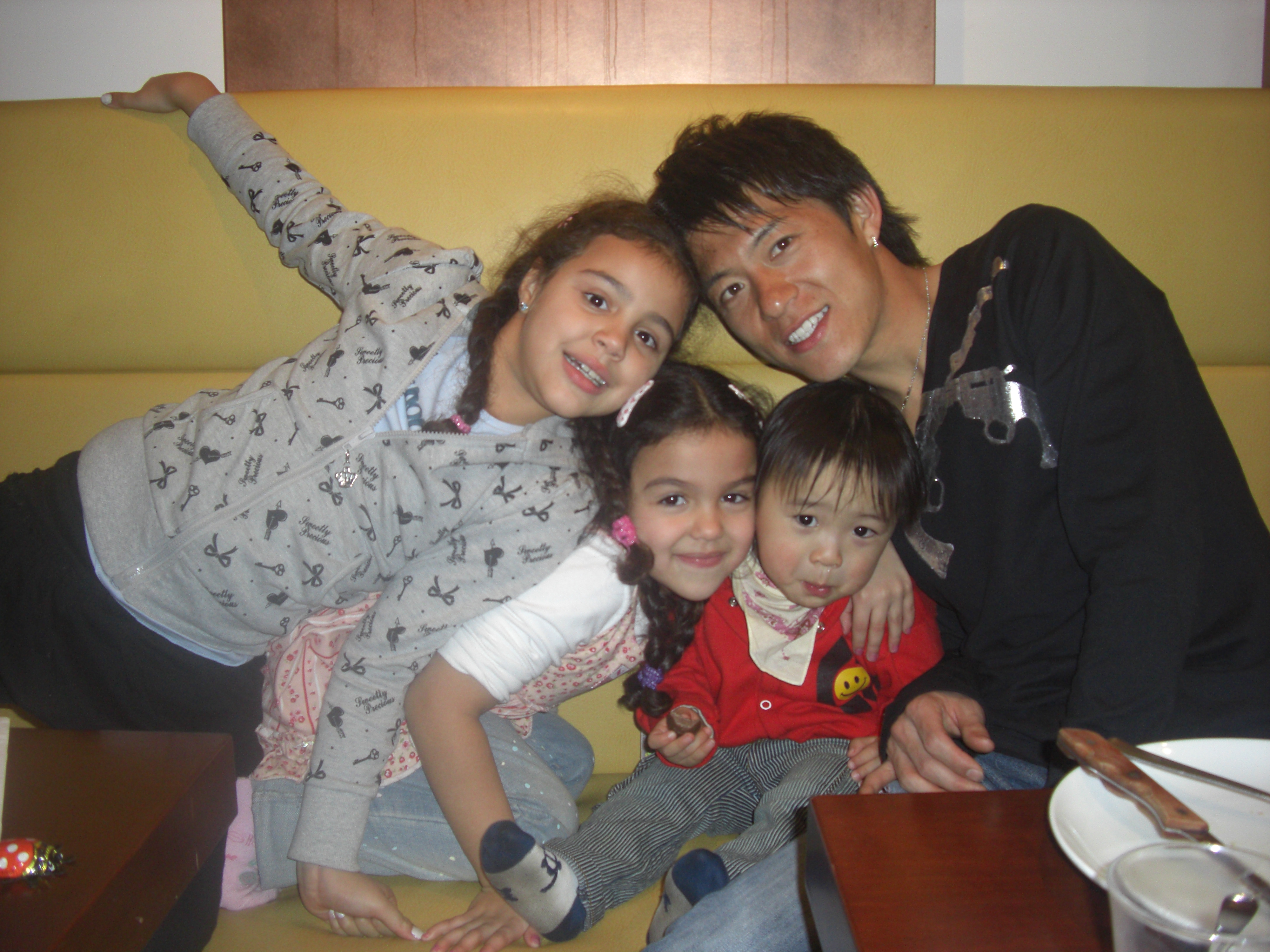 田中隼磨は2度目の結婚で子供3人を儲ける