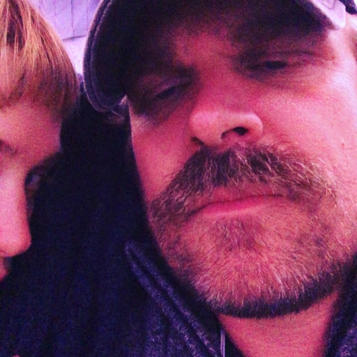 David Harbour on Instagram: “Hey Internet.  It’s started.  Remember that your retweets are responsible for this madness.  Man, I hope it isn’t cold...”