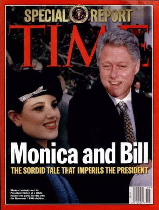 1998年に大スキャンダルとなった「モニカ・ルインスキー事件」
