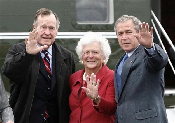父親のジョージ・H・W・ブッシュは第41代アメリカ大統領