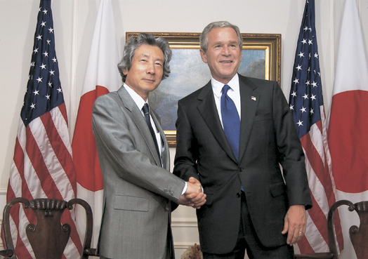 小泉総理らと日米関係を築いた
