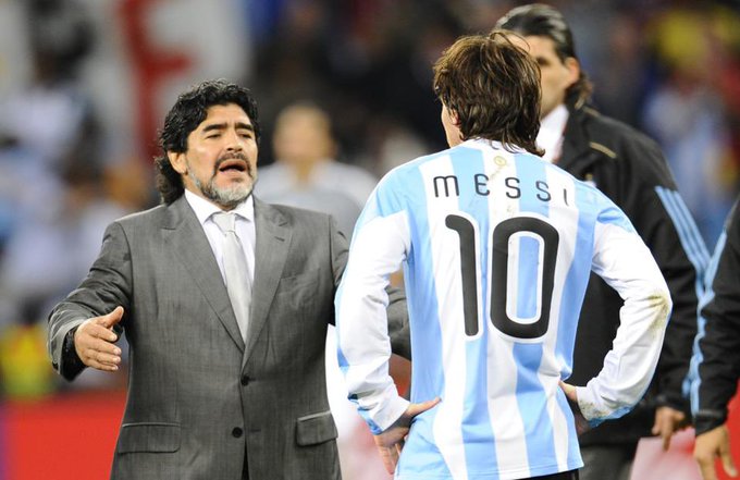 マラドーナとメッシは同じアルゼンチン出身のサッカー選手