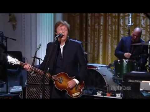 Paul McCartney  and Stevie Wonder -  Ebony And Ivory (Live at the White House 2010) - YouTube