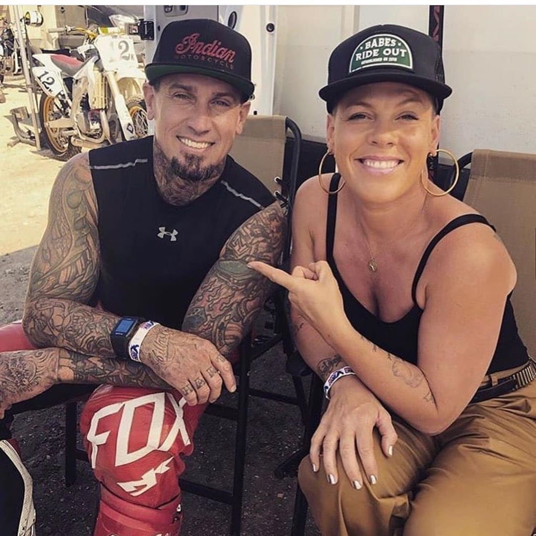 Carey Hart’s Instagram profile post: “14 years married to this amazing woman. I’m so proud of the life that we have built together. Both of us came from broken homes, yet we…”