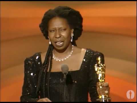 Whoopi Goldberg winning Best Supporting Actress - YouTube