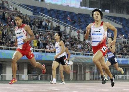 2013年の東アジア大会・200mで優勝、初の国際タイトルを獲得