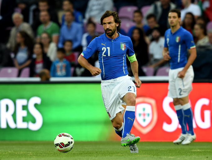 ピルロはイタリアを代表するサッカー選手