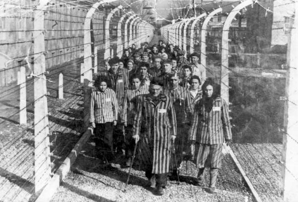 収容所にはユダヤ人や政治犯・ジプシー（移動型民族）などが強制連行された