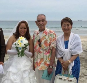 孫の結婚式に参加したジェリー藤尾と嫁・渡辺友子