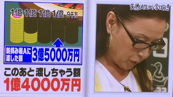 拝み屋Aに渡した金額は約5億円