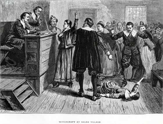 1692年から1693年、アメリカで行われた「セイラム魔女裁判」