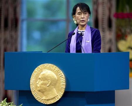 1991年にミャンマー民主化の功績が評価されて「ノーベル平和賞」を受賞