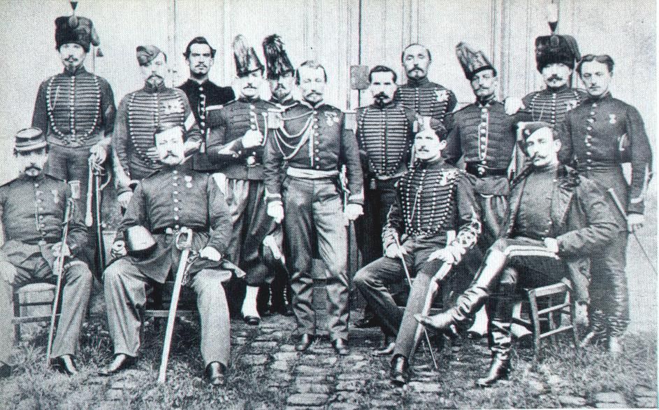 1867年から1868年の1年間、フランス軍事顧問団は旧幕府軍に軍事訓練を実施