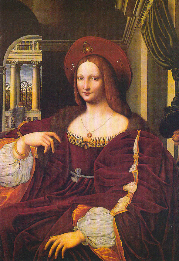 ラファエロが描いた「イザベラ・ダラゴナの肖像」