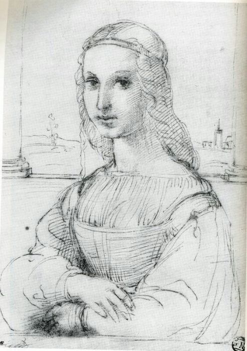 レオナルド・ダ・ヴィンチと親交が深かったラファエロが描いたモナ・リザ