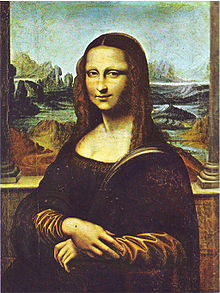 イタリアの芸術家レオナルド・ダ・ヴィンチが描いた油彩画「モナ・リザ」