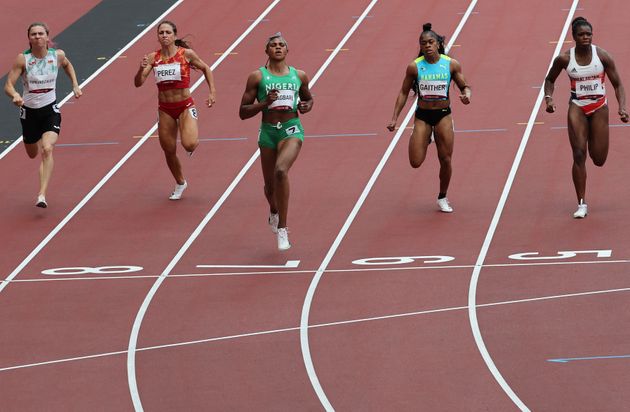 7月30日の東京オリンピック「女子100m」に出場したが、予選突破には至らなかった