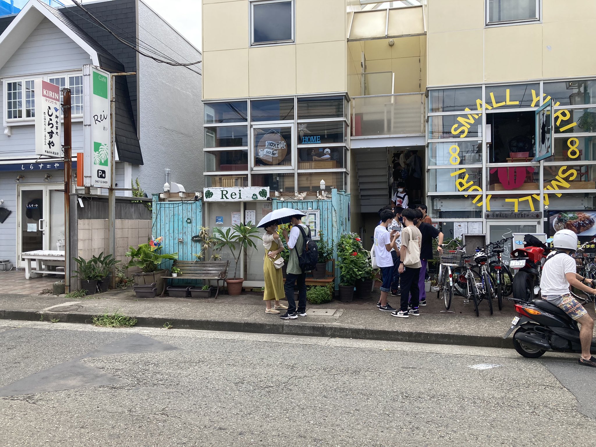 現在は江ノ電自転車ニキ（ディラン）のタコス店が大繁盛