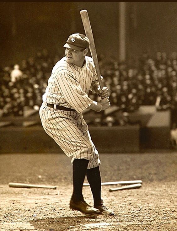 ベーブ・ルースはメジャーリーグの伝説の選手