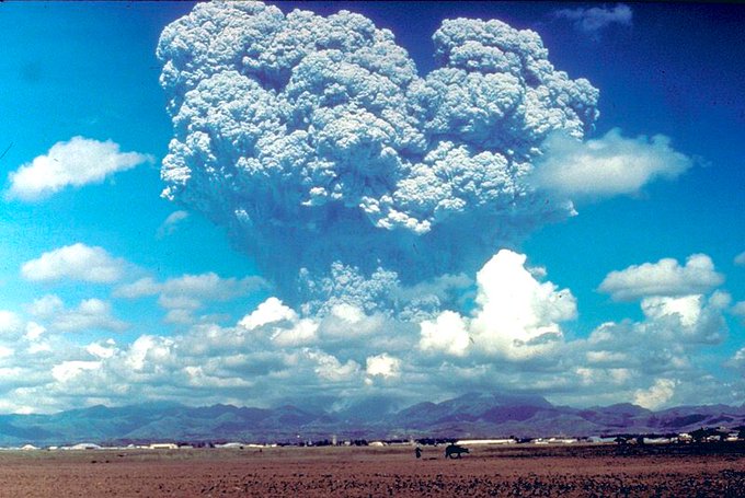 ピナトゥボ山噴火の前兆③～噴火の3ヶ月前から断続的な地震が発生
