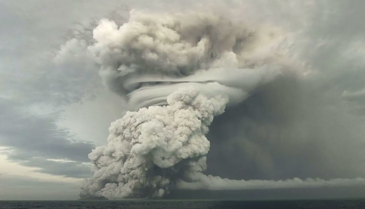 2022年1月には海底火山の噴火が話題に